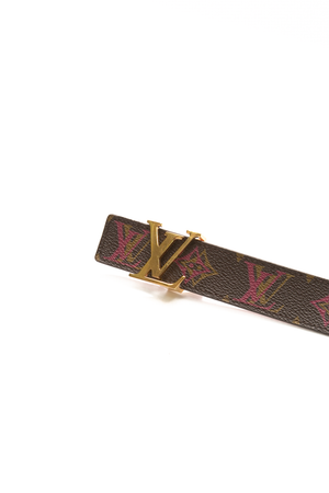 Reversible LV Initiales 30mm Belt - Size 34