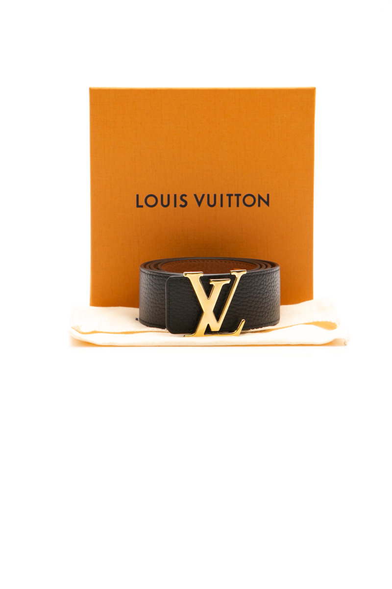 Reversible LV Initiales 40mm Belt - Size 38