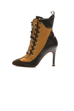 louis-Vuitton-Laureate-Lace-Up-Half- Boots-Size-37-295080