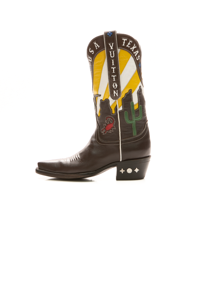 Louis-Vuitton-Men&#39;s-Texan-Cowboy- Boots-Size-5-293121