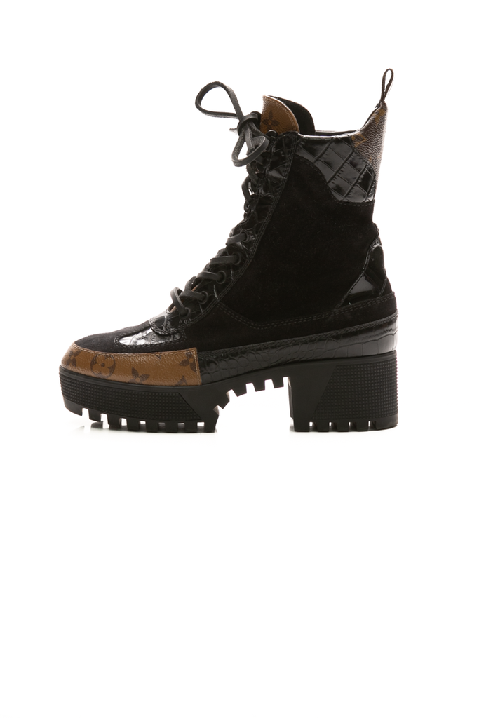 Louis Vuitton Laureate Platform Desert Boots - Size 36 - Couture USA