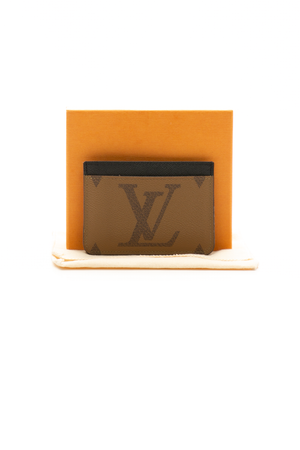 LV Side Up Card Holder