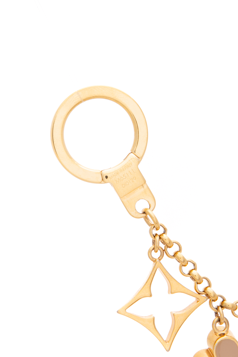 Fleur de Monogram Bag Charm