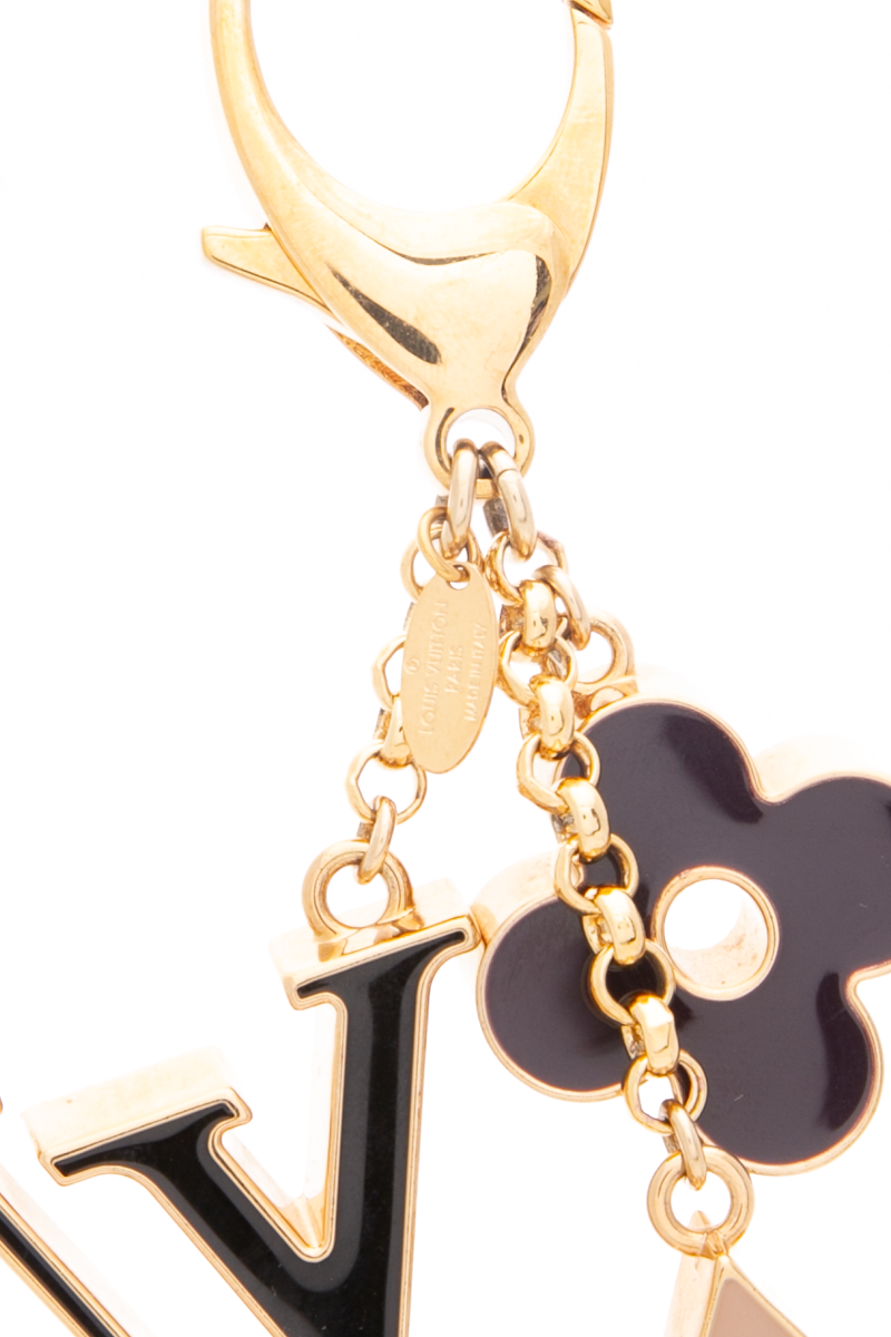 Fleur De Monogram Bag Charm