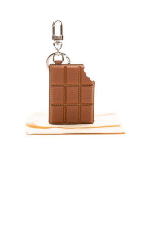 LV Chocolate Bar Key Holder and Bag Charm