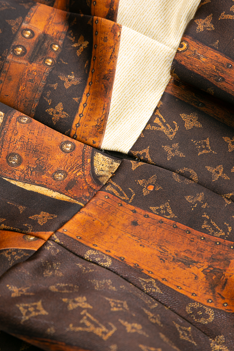 Monogram Trunk Pleated Dress - Size 42