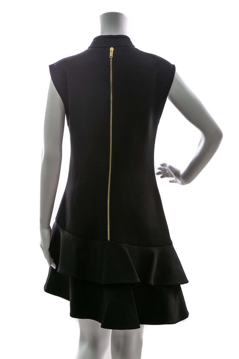 Ruffled A Line Dress - Size 40