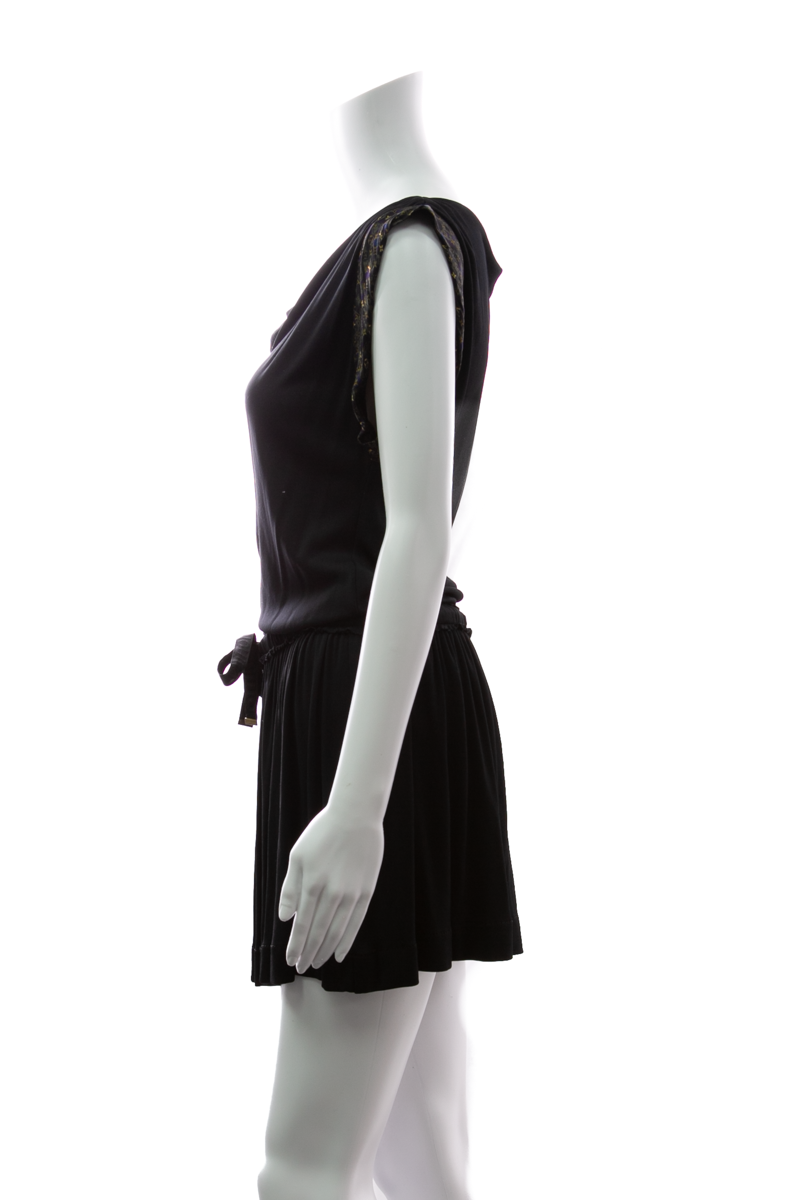 Cowl Neck Mini Dress - Size Small
