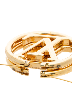 Louis Vuitton ゴールド ロゴピアス 楽天市場】【10%OFF】 ルイヴィトン ピアス ルイーズ GP メタル