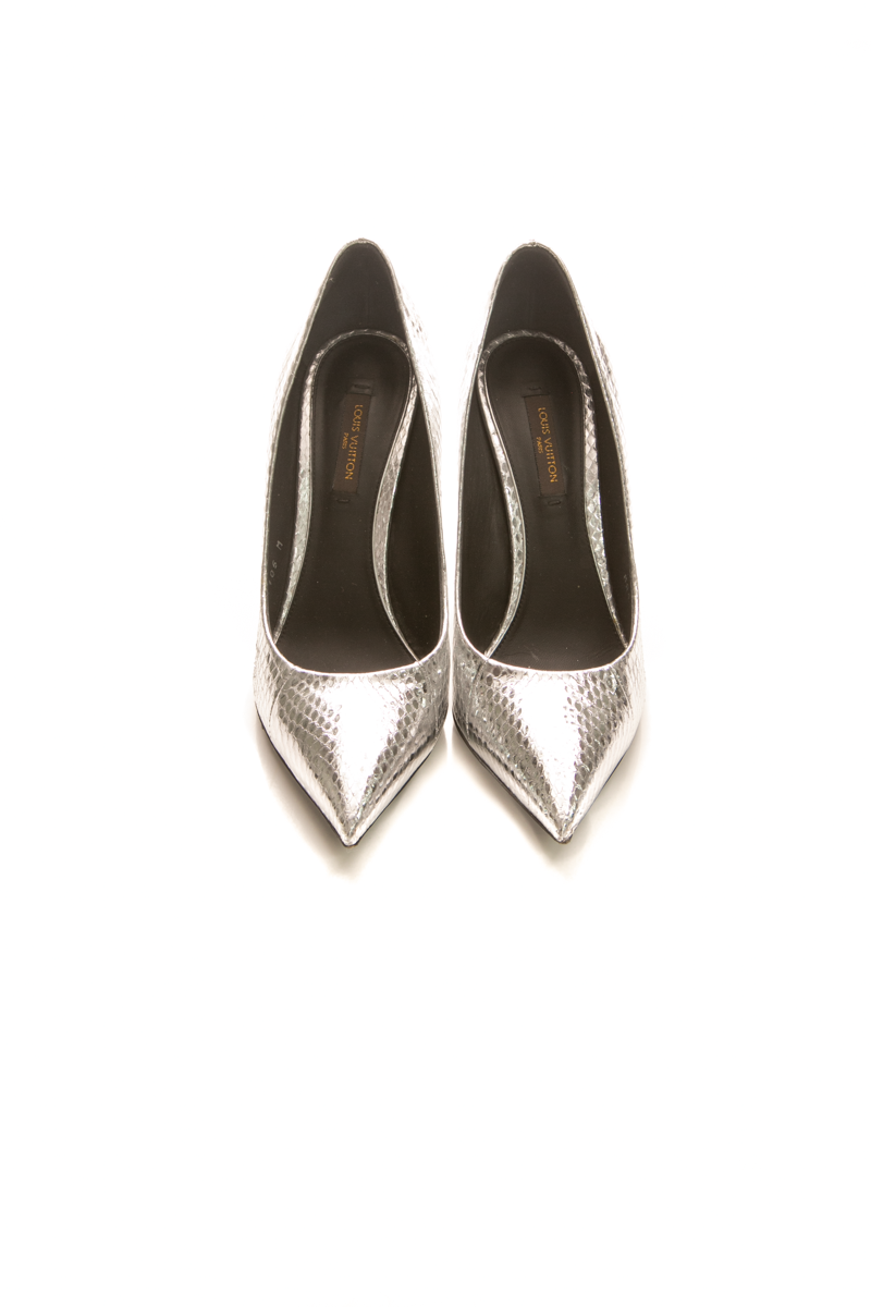 Snakeskin Pumps - Size 36.5
