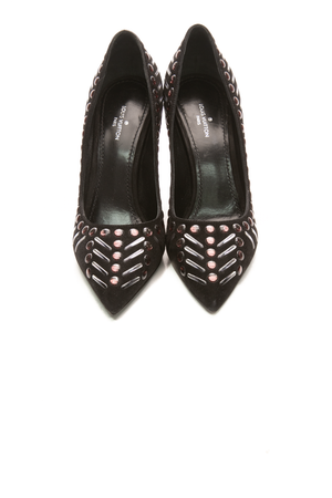 Embellished Pointed Pumps - Size 36