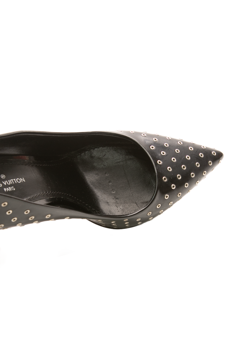 Rivet Pointed Toe Pumps - Size 36