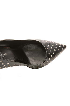 Rivet Pointed Toe Pumps - Size 36