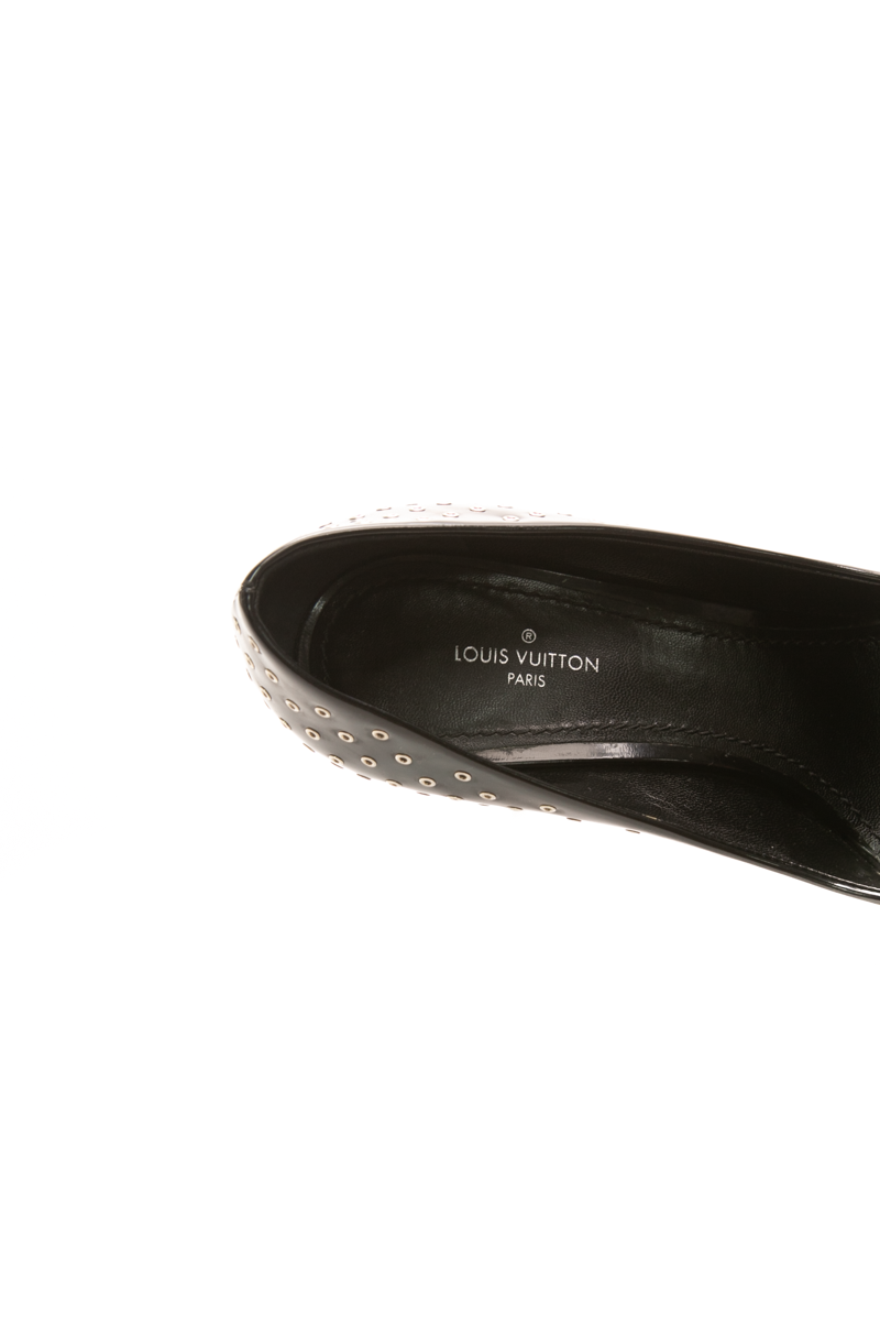 Rivet Pointed Toe Pumps - Size 36