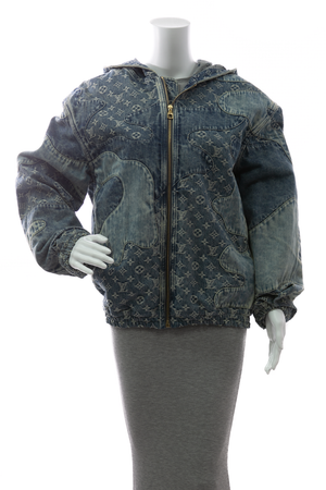 Louis-Vuitton-Monogram-Patchwork- Denim-Hoodie-Size-48-295388