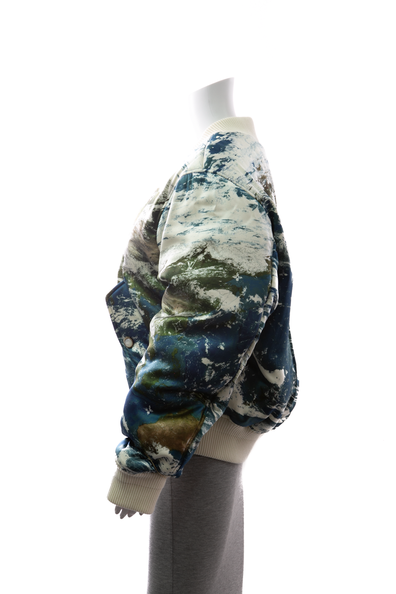 Worldmap Bomber Jacket - Size Large
