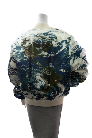 Worldmap Bomber Jacket - Size Large
