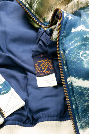 Worldmap Bomber Jacket - Size Large