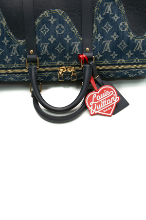 Denim Drip Keepall 50 Bag
