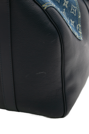 Denim Drip Keepall 50 Bag