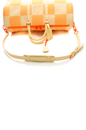 Raffia Keepall 50 Bandouliere Bag