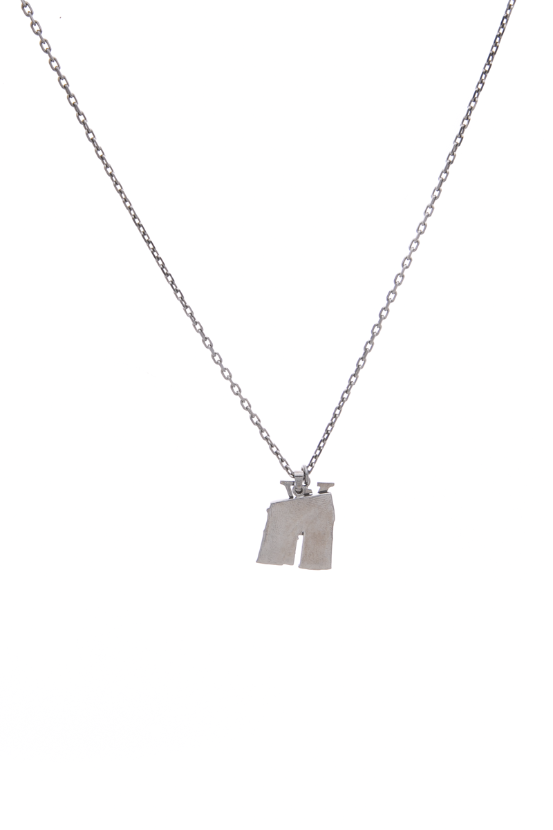Arc De Triomphe Initial Pendent Necklace