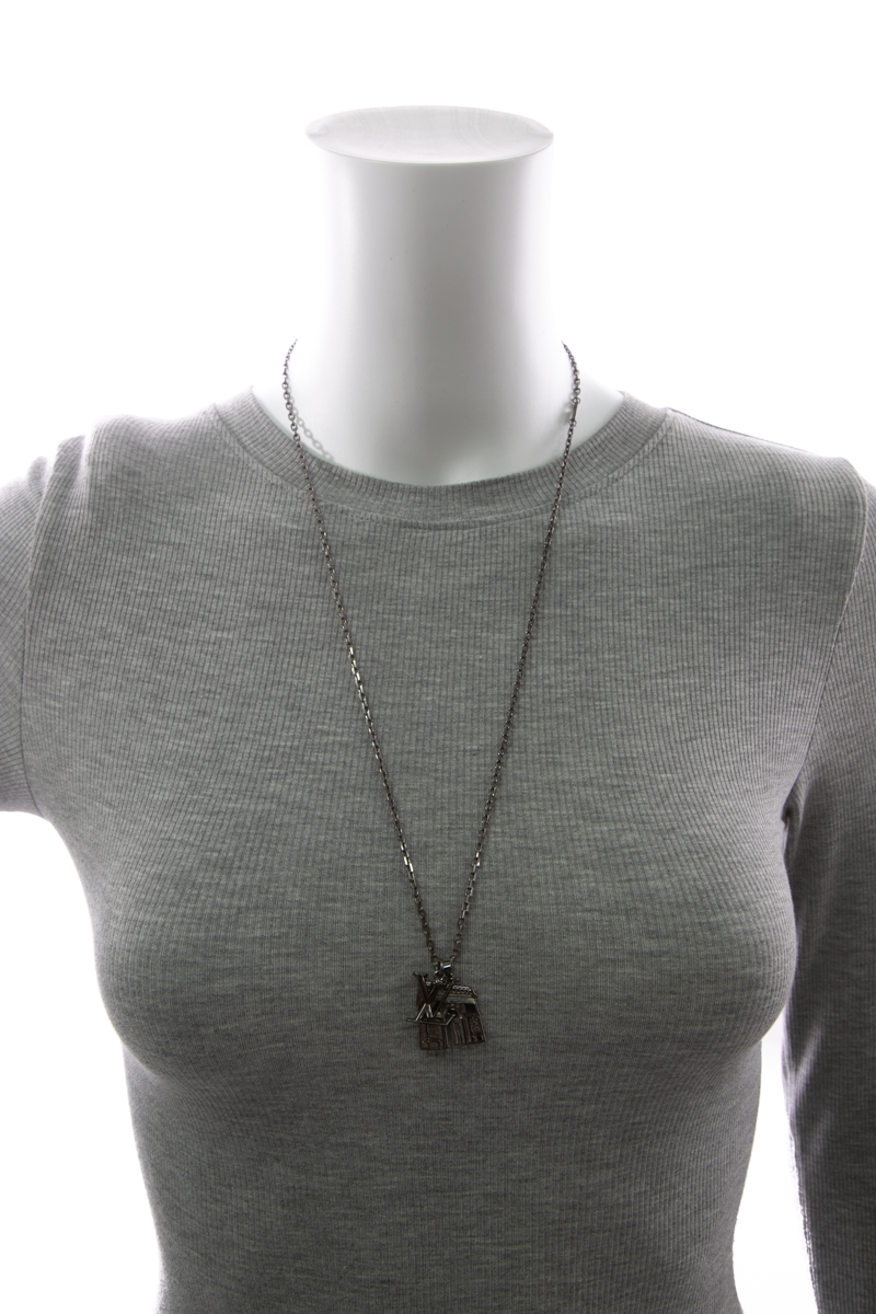 Arc De Triomphe Initial Pendent Necklace