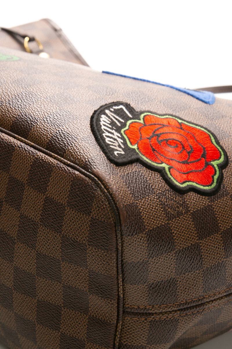 Patches Neverfull MM Tote Bag