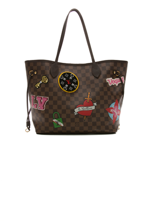 Patches Neverfull MM Tote Bag