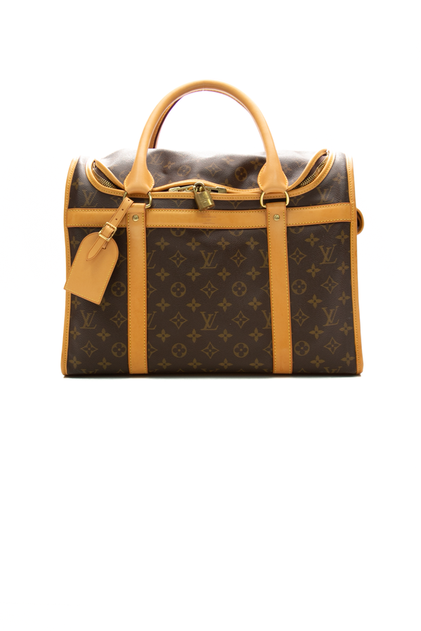 LOUIS VUITTON ルイ ヴィトンSac chien (ドックバック） Louis Vuitton Sac Chien 40 Pet Carrier - Couture USA