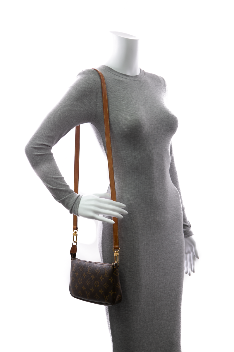 Vintage Pochette with Long Strap