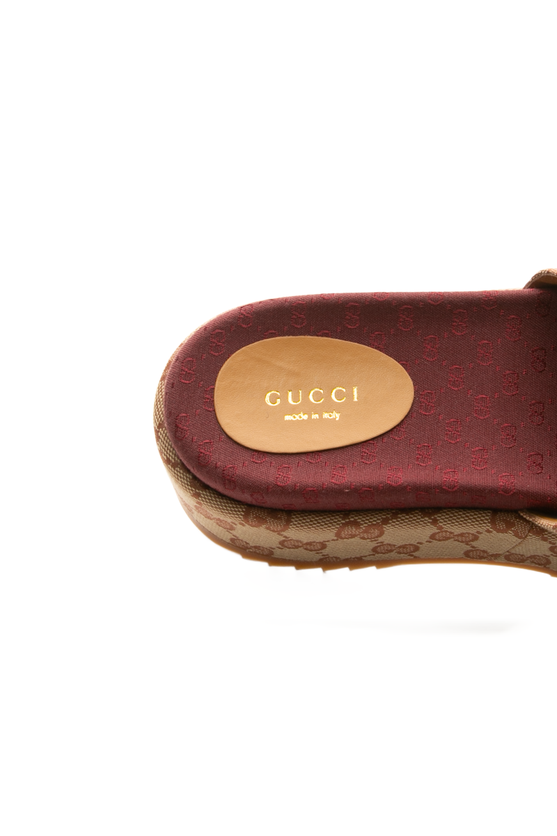 Angelina Platform Slide Sandals - Size 38.5