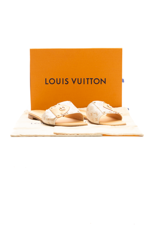 LV Frame Flat Mule - Size 41
