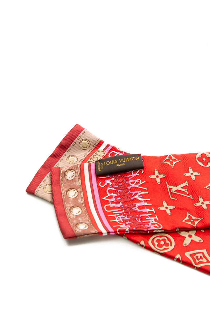 Grenadine Map Bandeau Scarf