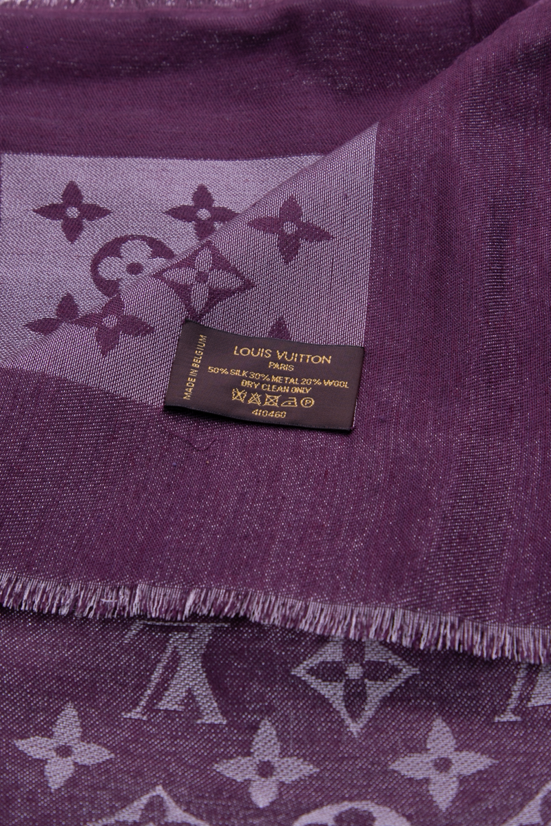 Monogram Shine Shawl