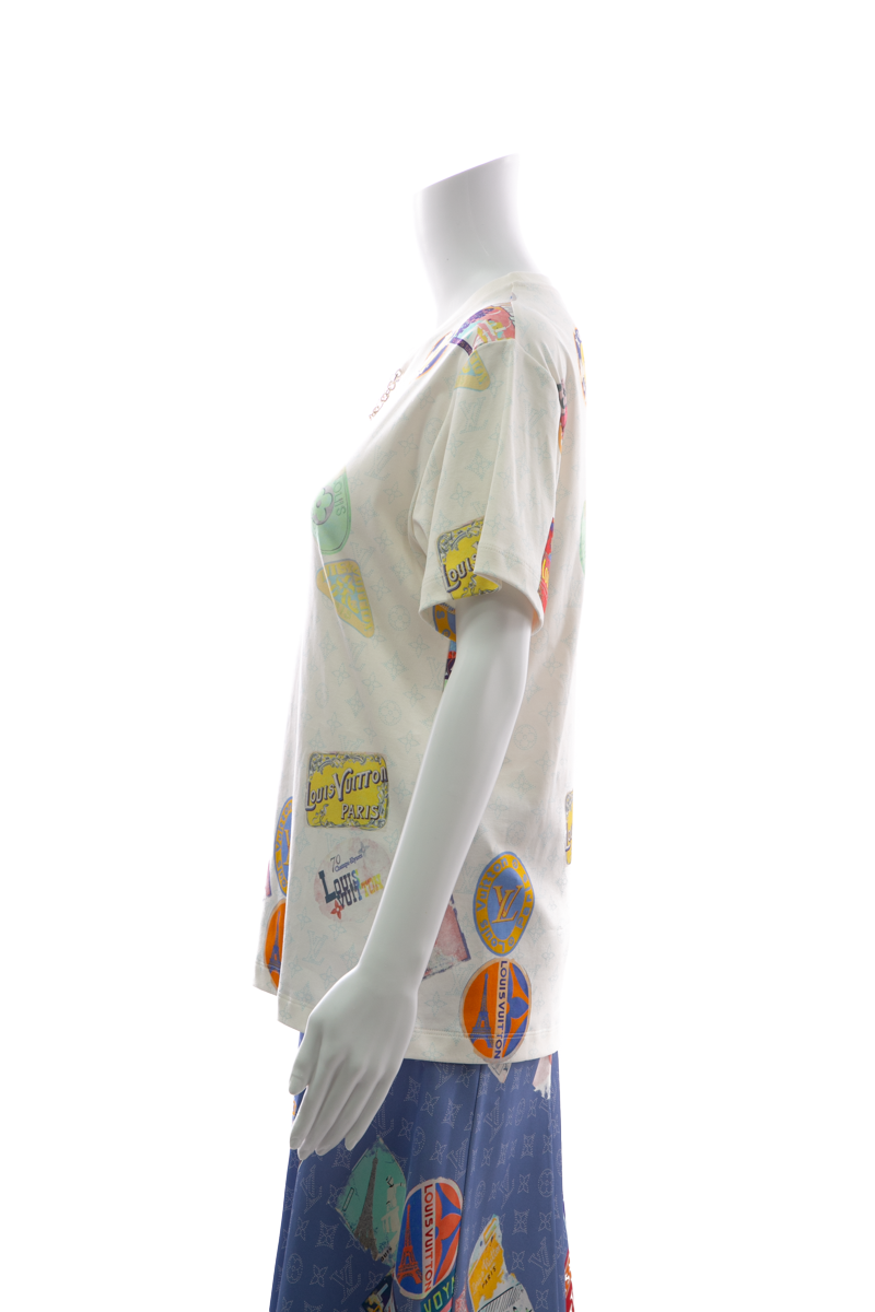 Mahina Patch Print T-Shirt - Size Medium