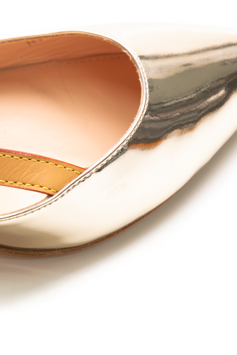 Slingback Blossom Pumps - Size 37