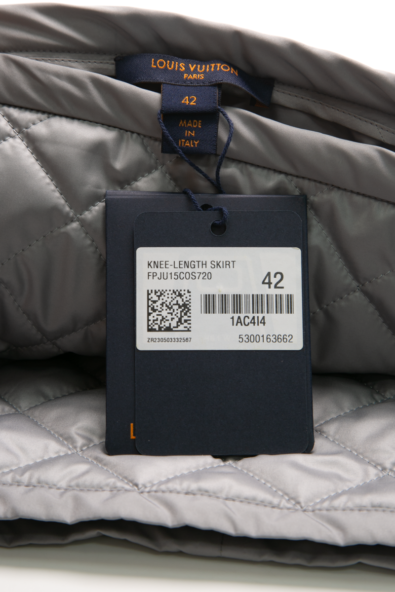 Quilted Knee Length Skirt - Size 42