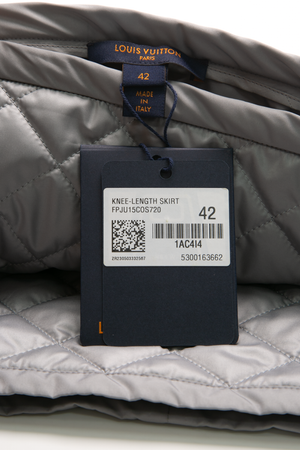 Quilted Knee Length Skirt - Size 42