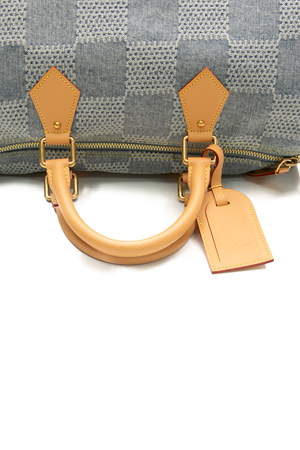 Damier Denim 3D Speedy Bandouliere 40 Bag