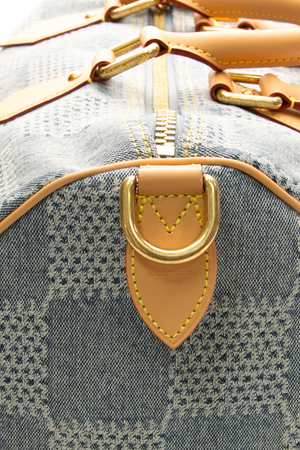 Damier Denim 3D Speedy Bandouliere 40 Bag
