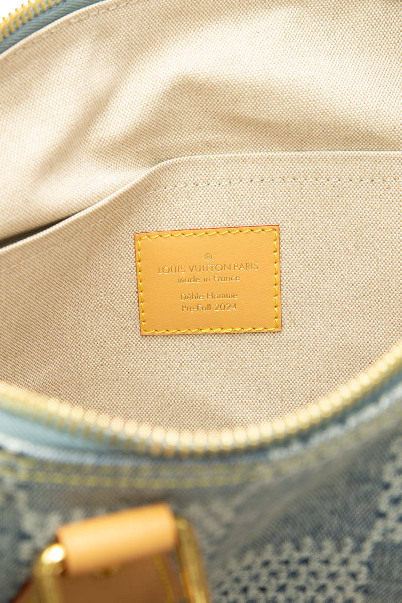 Damier Denim 3D Speedy Bandouliere 40 Bag