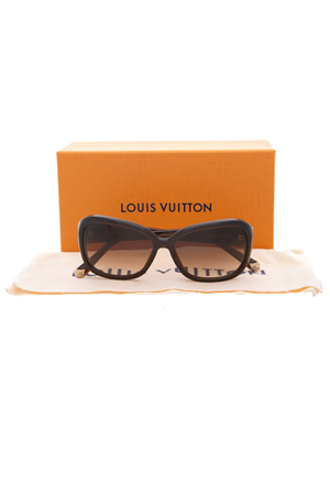 Louis Vuitton Obsession Carre Monogram Sunglasses 61 16 Honey Brown SS LOUIS VUITTON OBSESSION CARRÉ SUNGLASSES – leefluxury.com main image 4