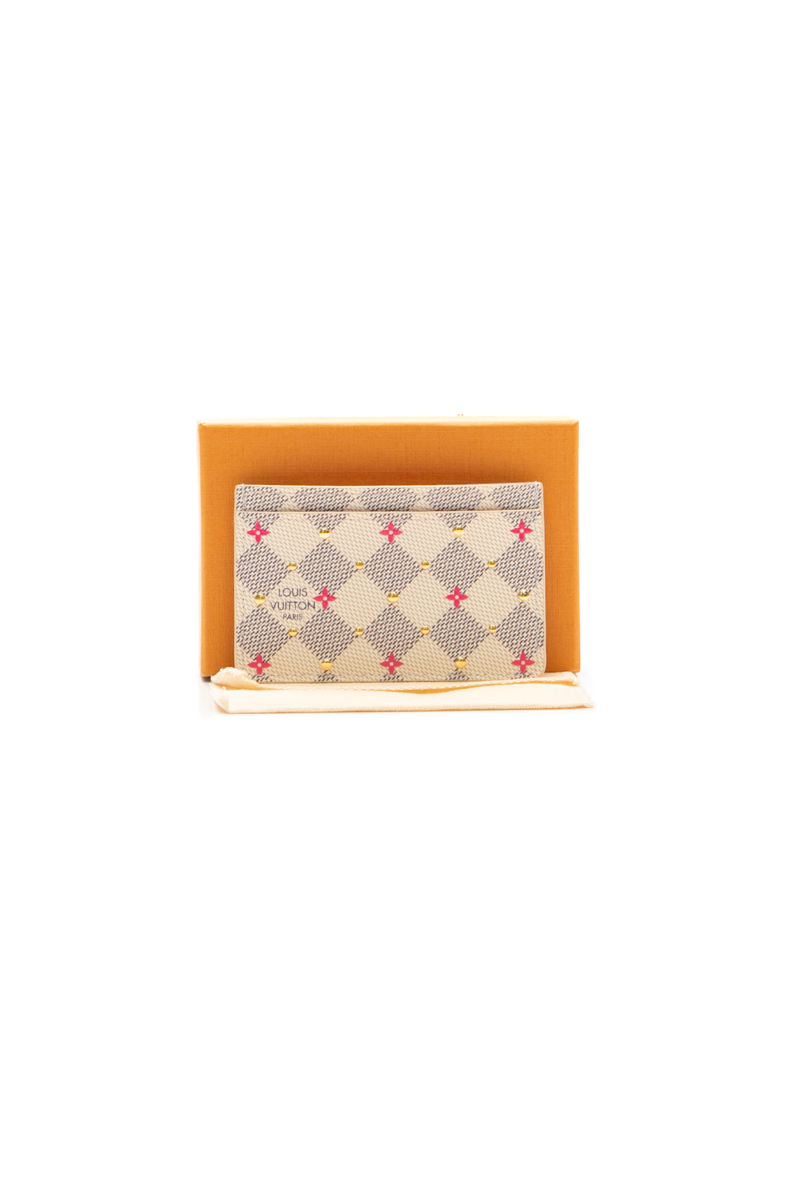 Studded Flower Card Holder