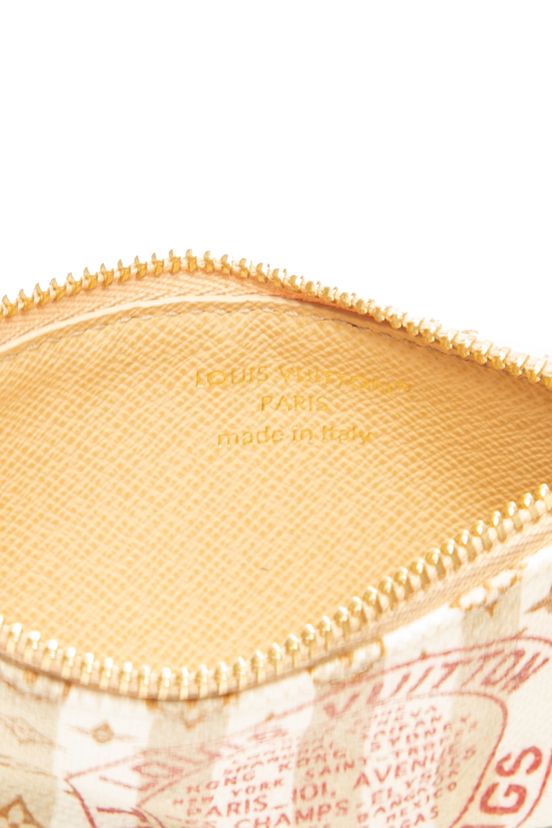 LV Stamp Key Pouch
