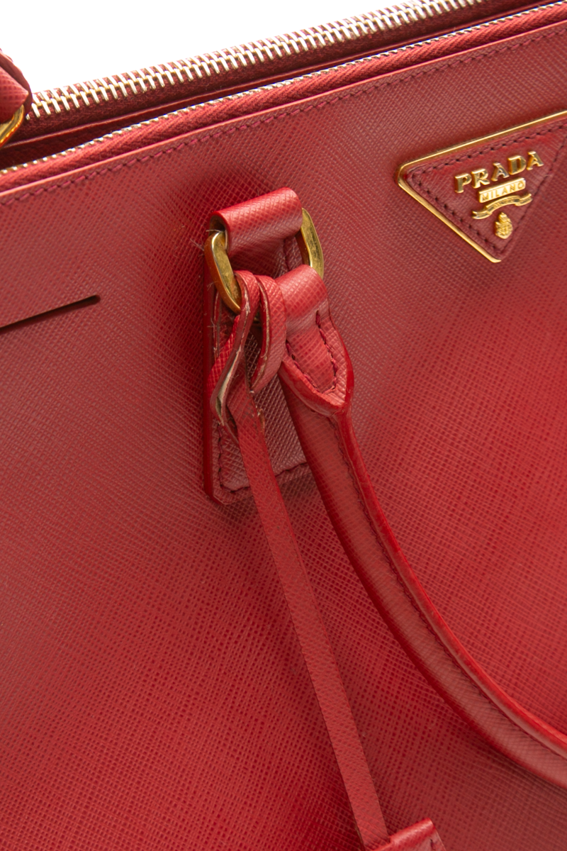 Lux Medium Double Zip Tote Bag