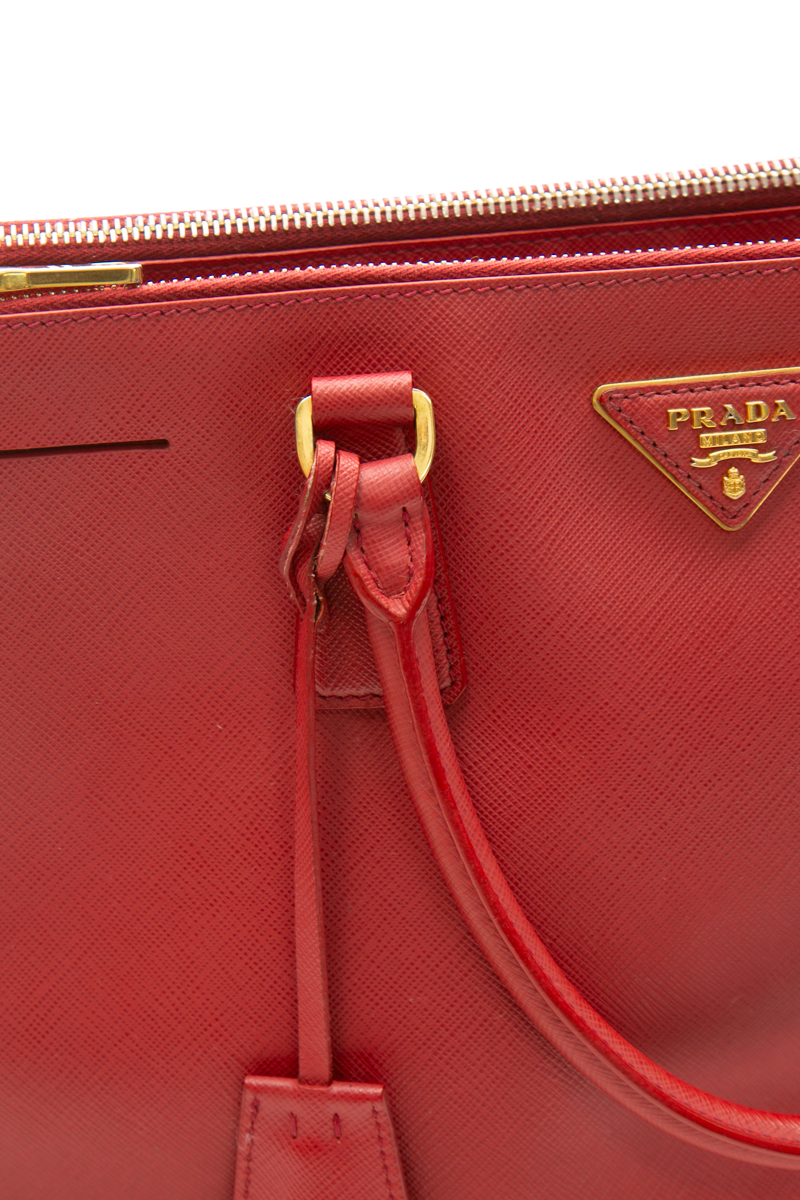 Lux Medium Double Zip Tote Bag