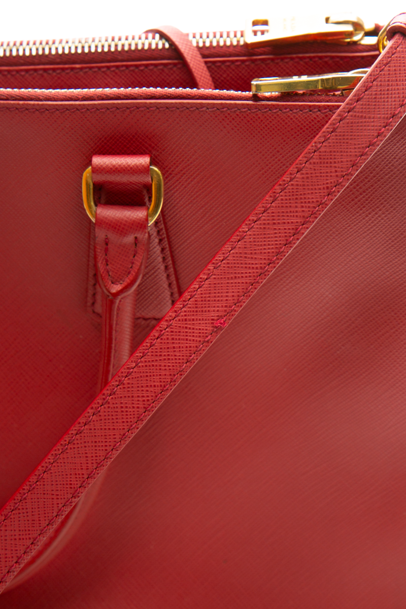 Lux Medium Double Zip Tote Bag