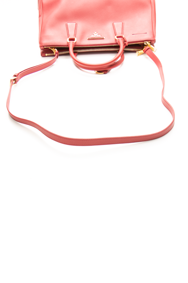 Lux Medium Double Zip Tote Bag