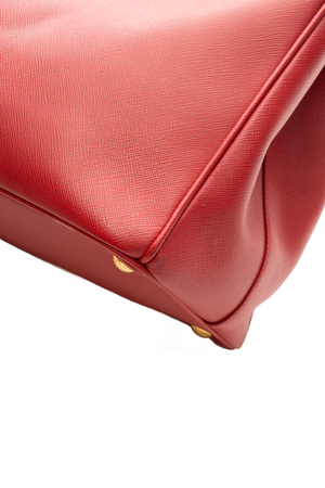 Lux Medium Double Zip Tote Bag